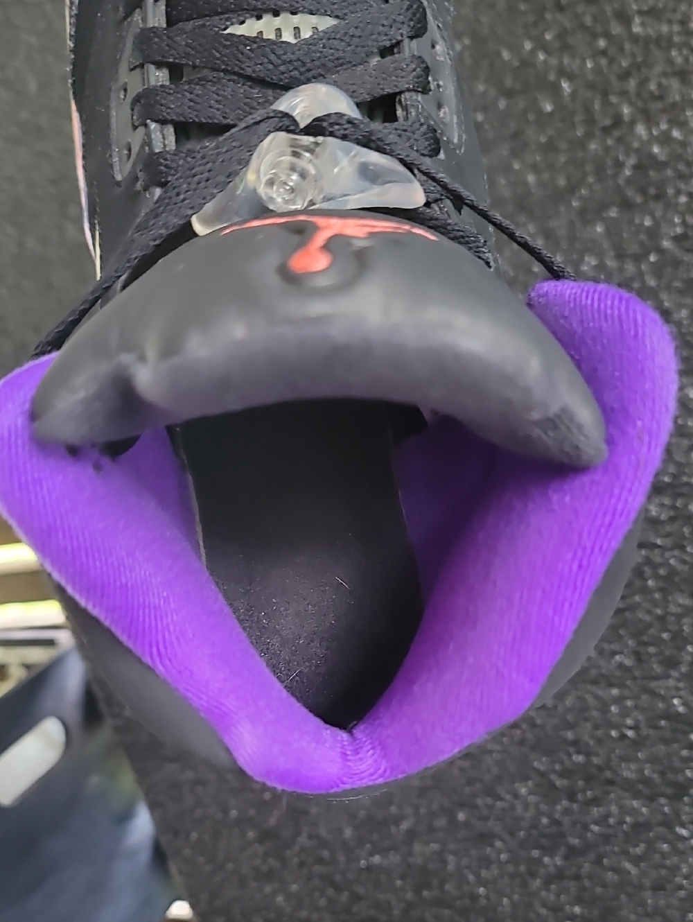 Nike Air Jordan 5 'Raptors' "Ember Glow/Fierce Purple" Wmns 8 Great Condition - Picture 10 of 13